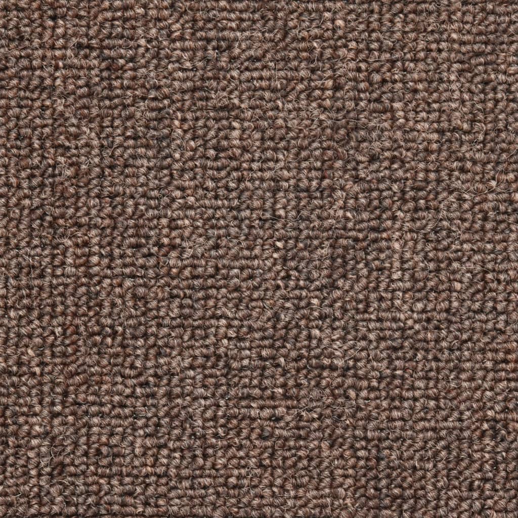 Carpet Stair Treads 15 Pcs Brown