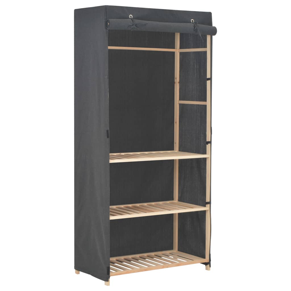 3-Tier Clothes Wardrobe 79X40X170 Cm