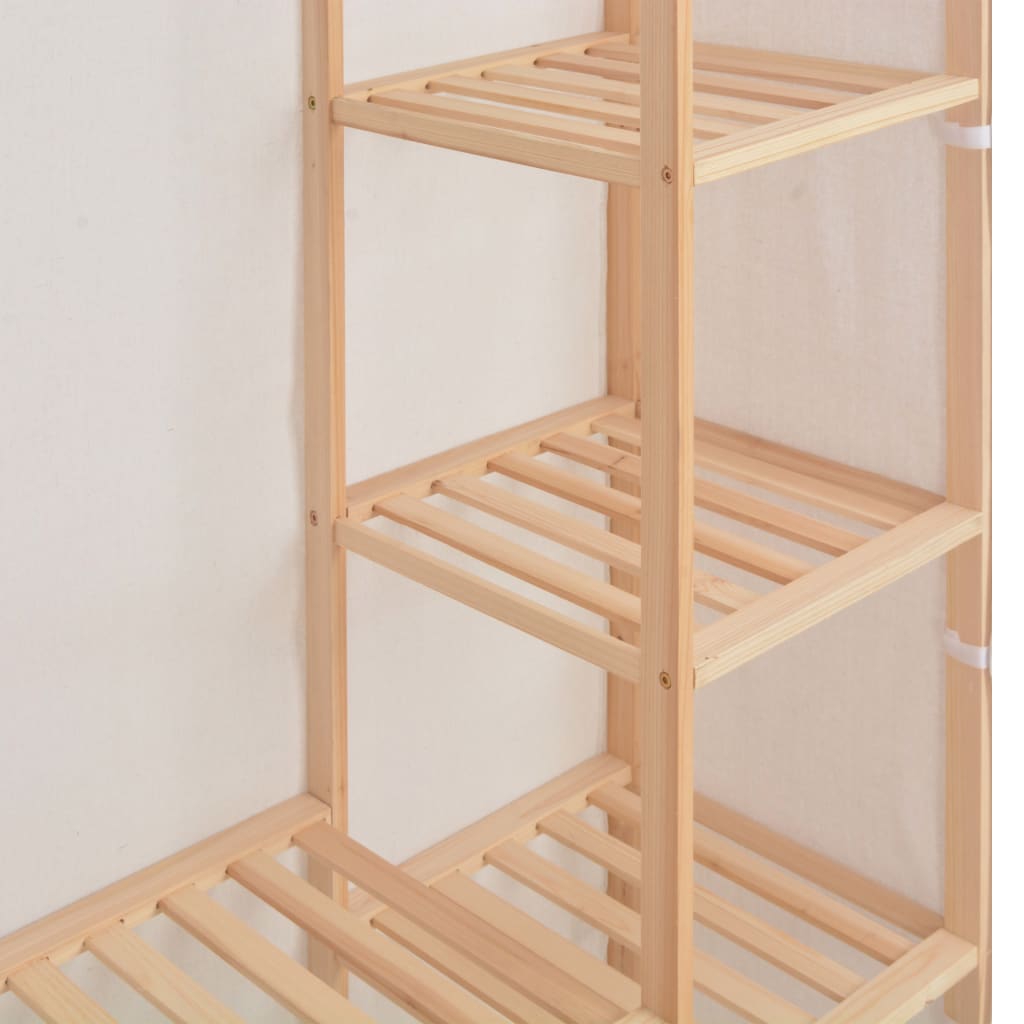 Wardrobe 135X40X170 Cm Fabric