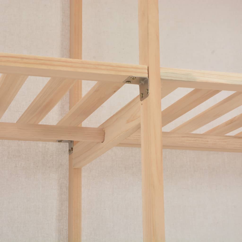 Wardrobe 200X40X170 Cm Fabric