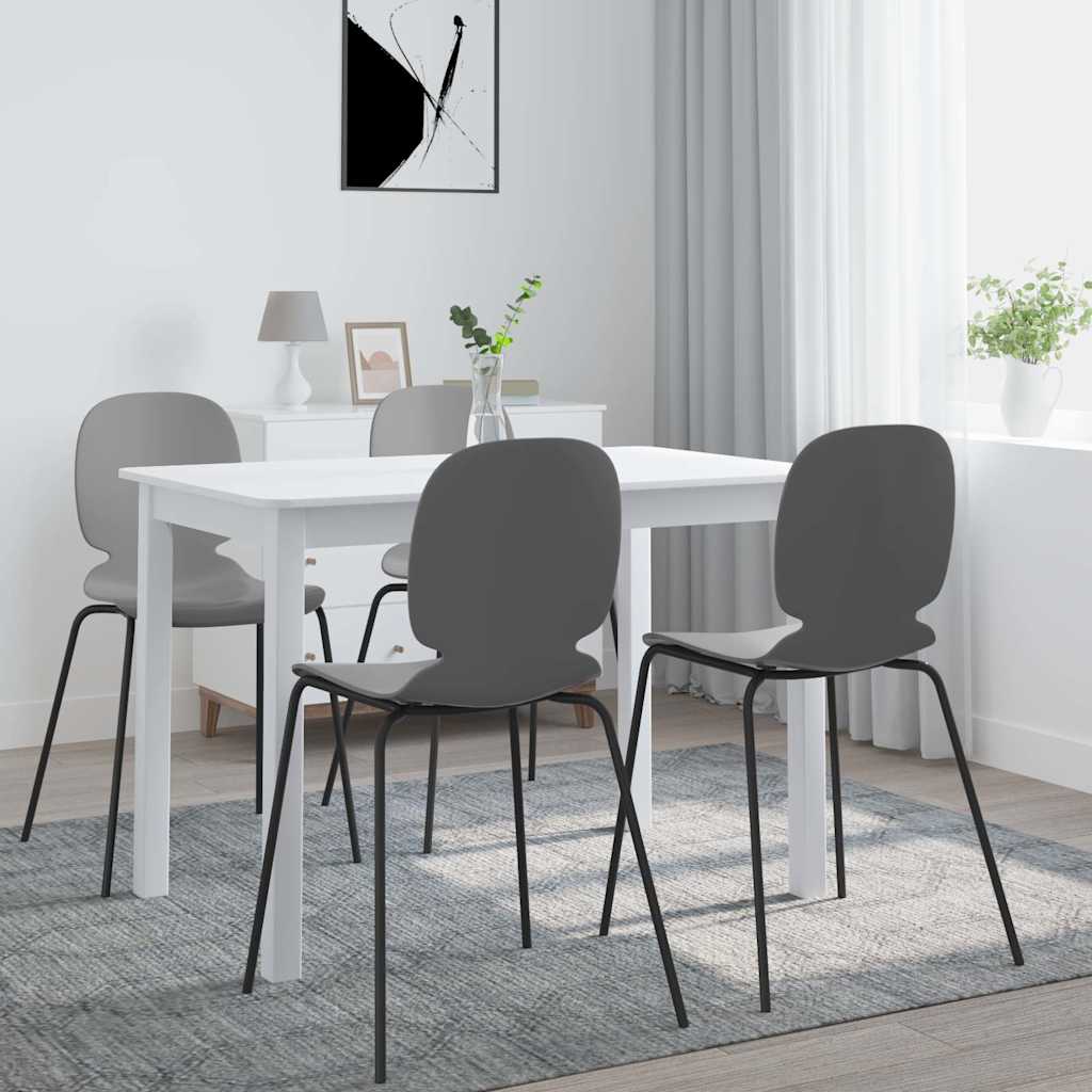 Dining Table 114X71X75 Cm Solid Rubber Wood