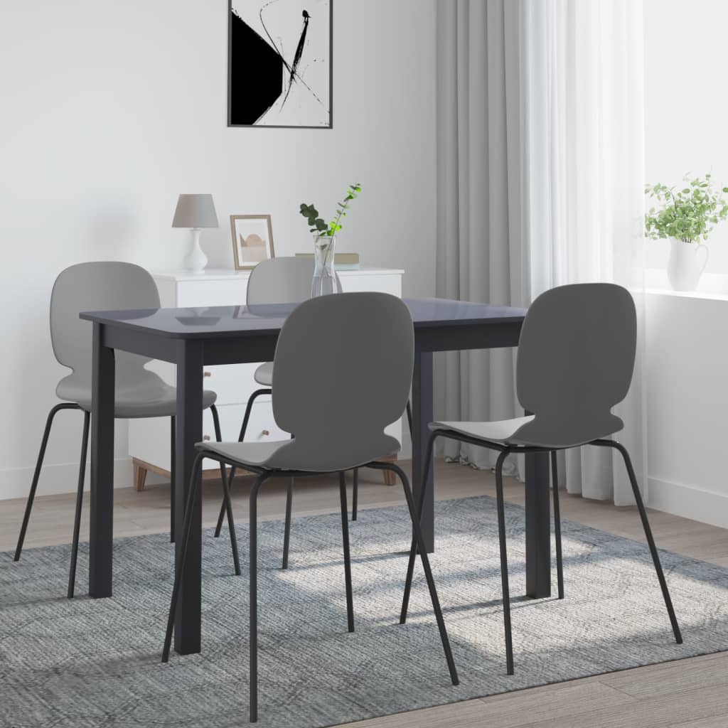 Dining Table 114X71X75 Cm Solid Rubber Wood