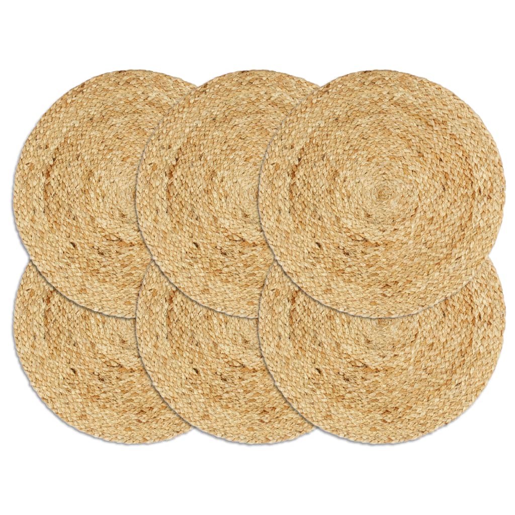 Placemats 4 Pcs Plain 38 Cm Round