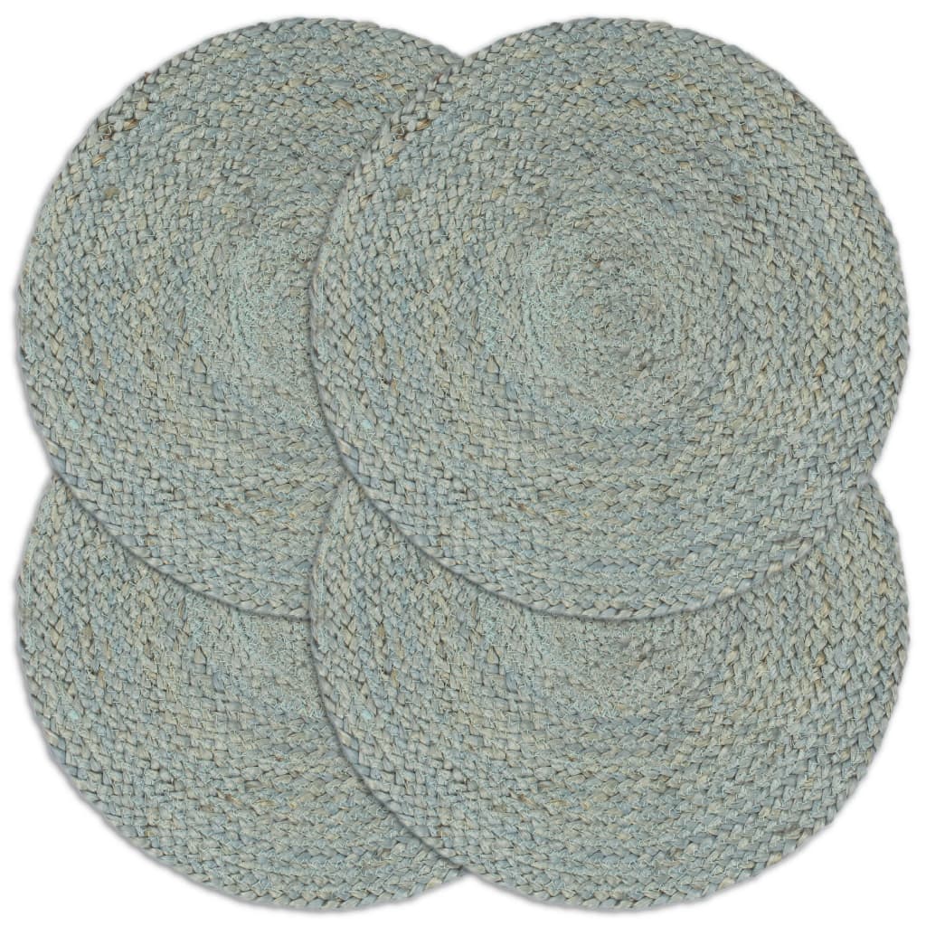 Placemats 4 Pcs Plain 38 Cm Round