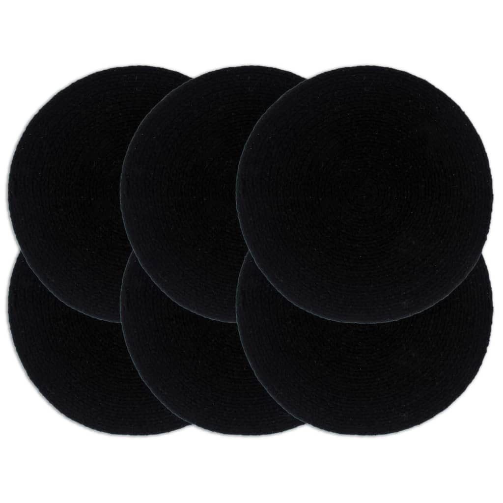 Placemats 4 Pcs Plain 38 Cm Round