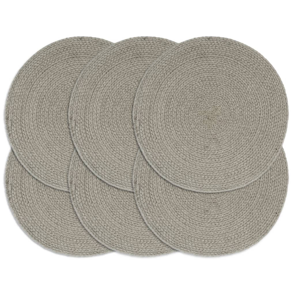Placemats 4 Pcs Plain 38 Cm Round
