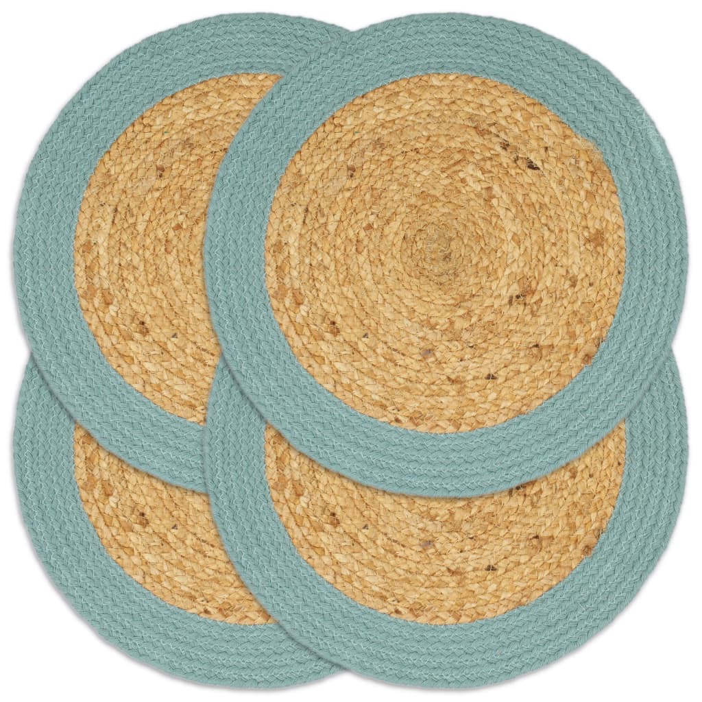 Placemats 4 Pcs Plain 38 Cm Round