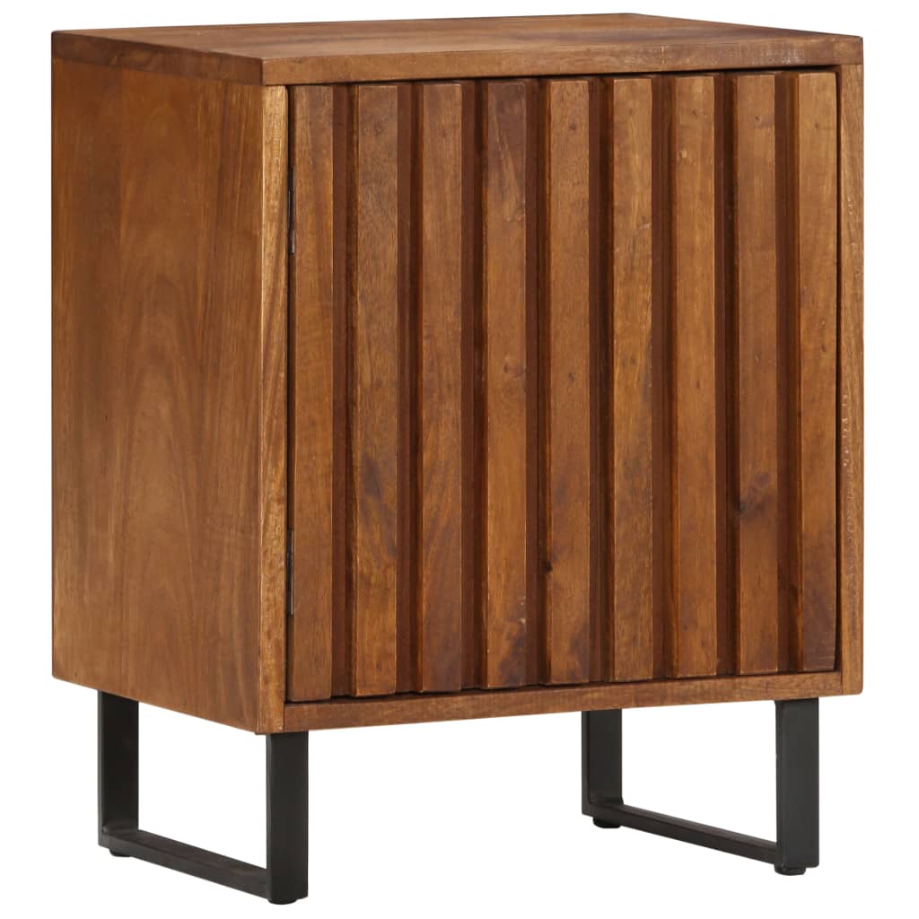 Bedside Cabinet 40X30X50 Cm Solid Mango Wood