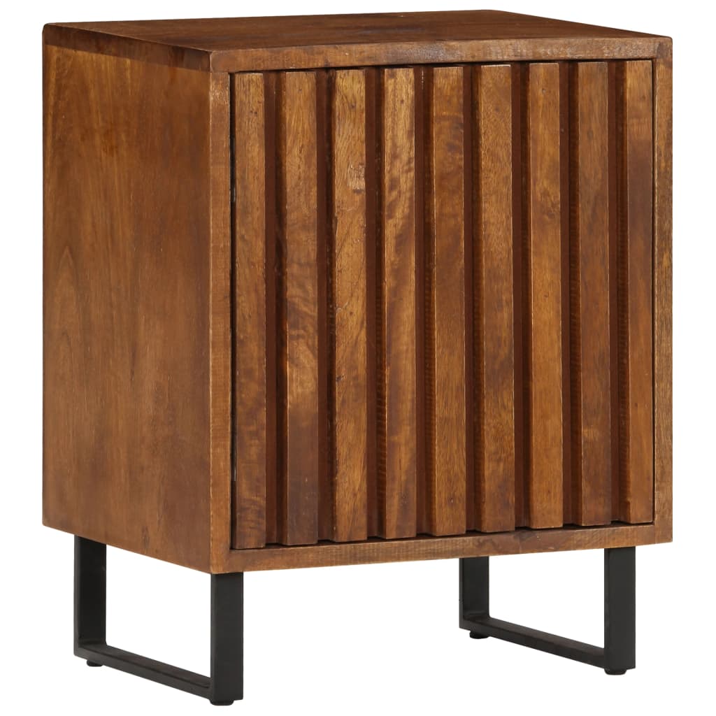Bedside Cabinet 40X30X50 Cm Solid Mango Wood
