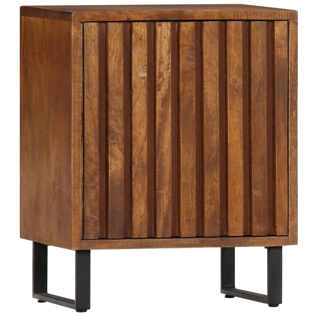 Bedside Cabinet 40X30X50 Cm Solid Mango Wood