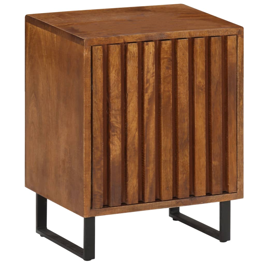 Bedside Cabinet 40X30X50 Cm Solid Mango Wood