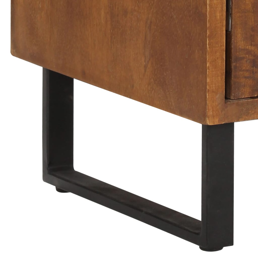 Bedside Cabinet 40X30X50 Cm Solid Mango Wood