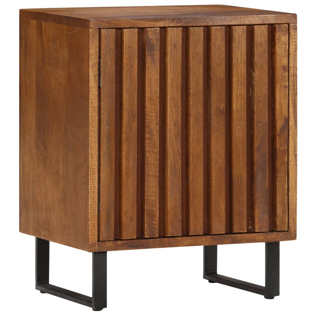 Bedside Cabinet 40X30X50 Cm Solid Mango Wood
