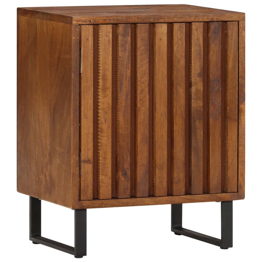 Bedside Cabinet 40X30X50 Cm Solid Mango Wood