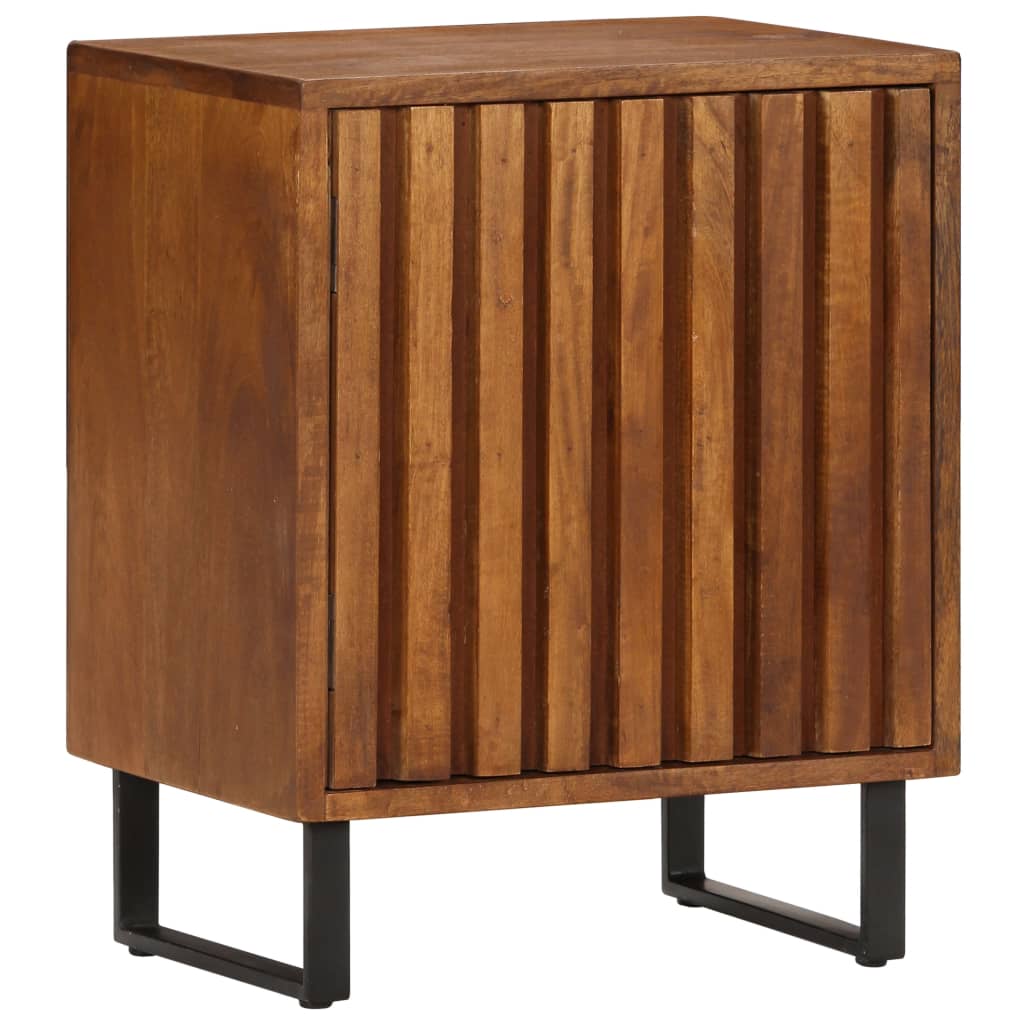 Bedside Cabinet 40X30X50 Cm Solid Mango Wood