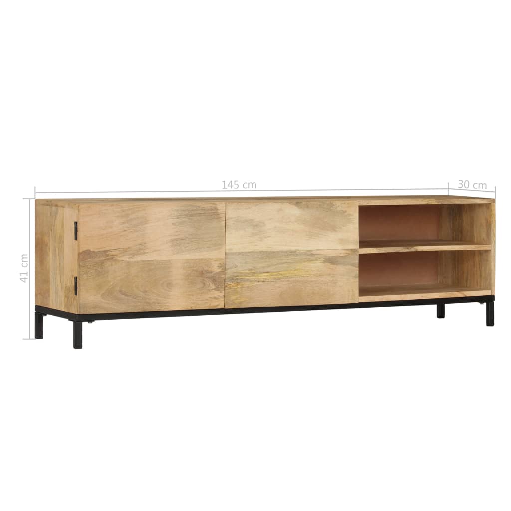 Tv Cabinet Solid Mango Wood