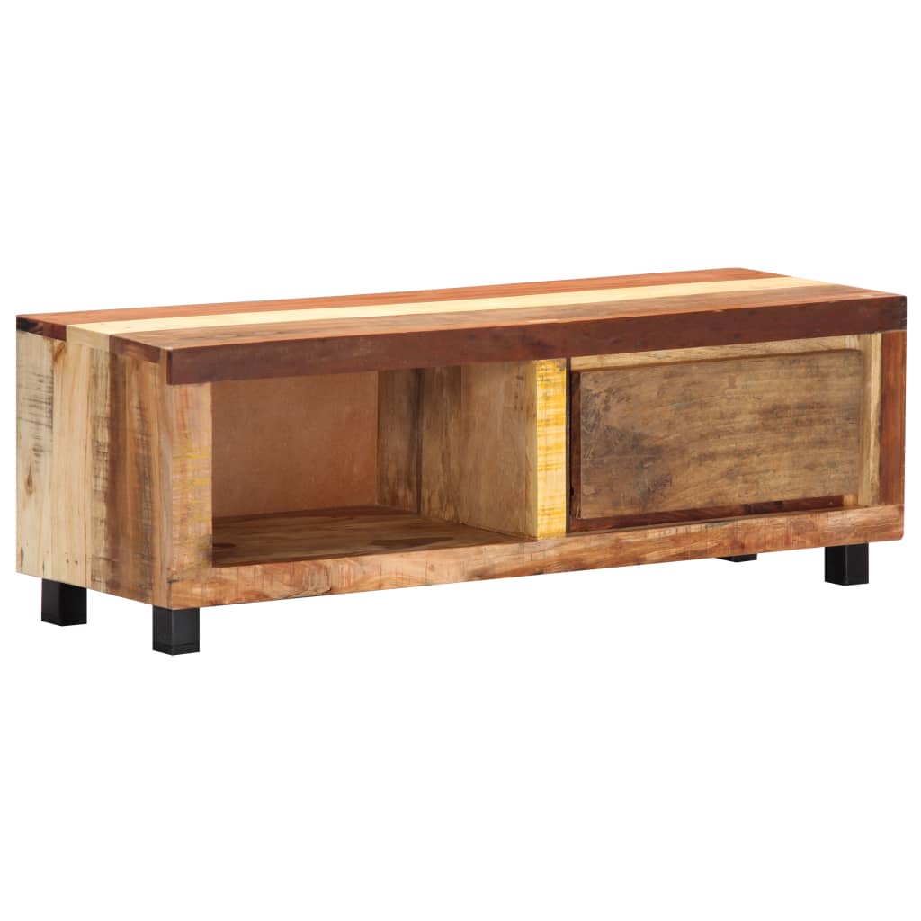 Tv Cabinet 100X30X33 Cm Solid Reclaimed Wood