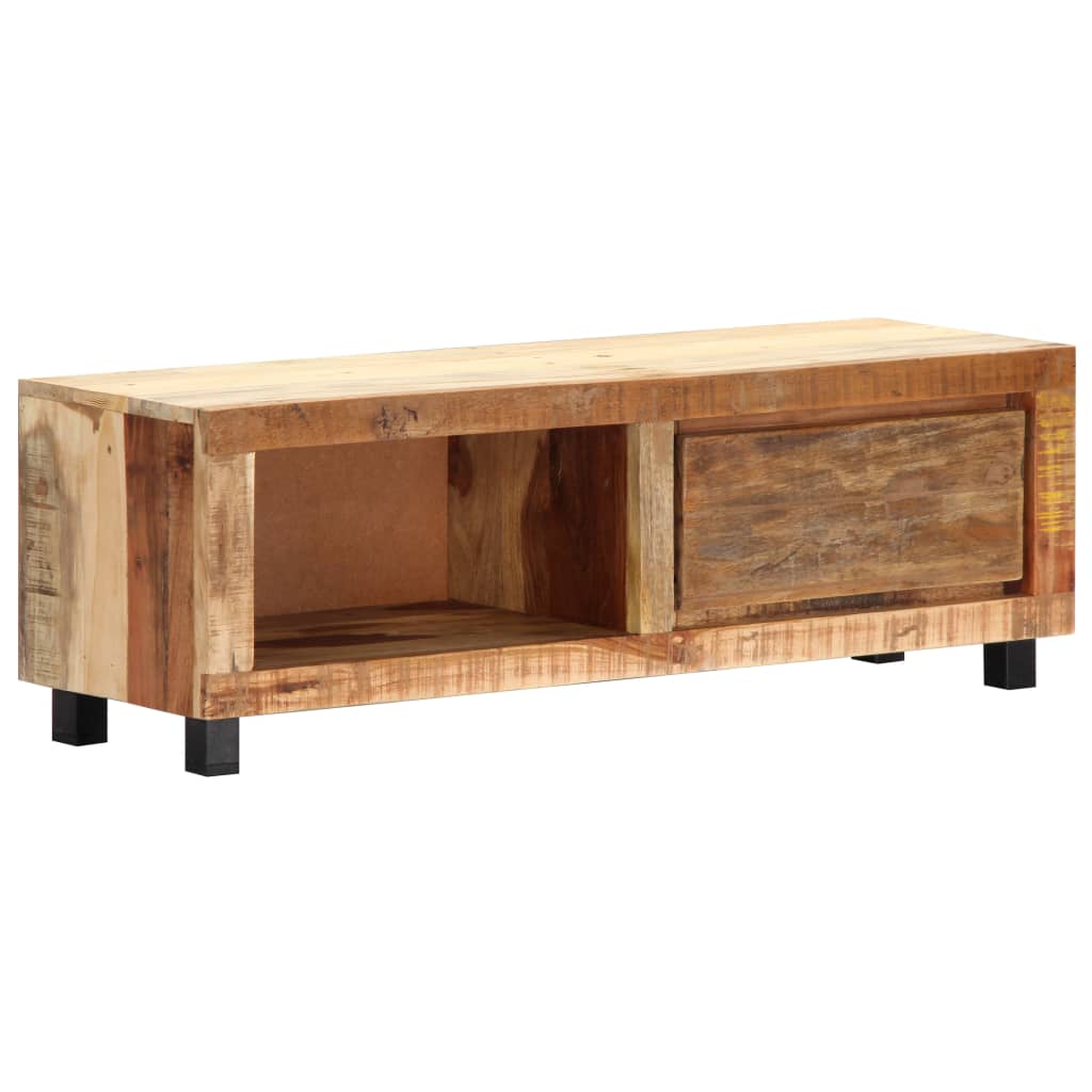 Tv Cabinet 100X30X33 Cm Solid Reclaimed Wood