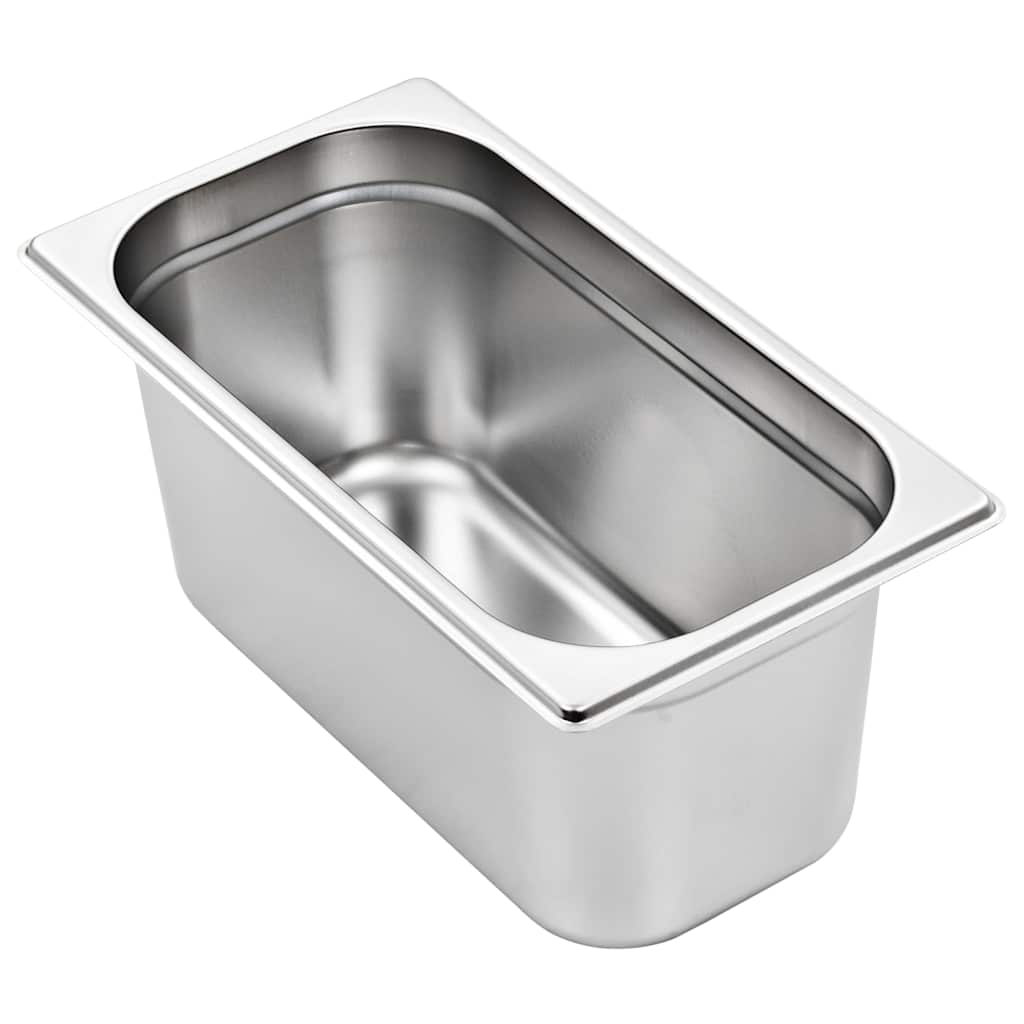 Gastronorm Containers 4 Pcs Gn 1/3 150 Mm Stainless Steel