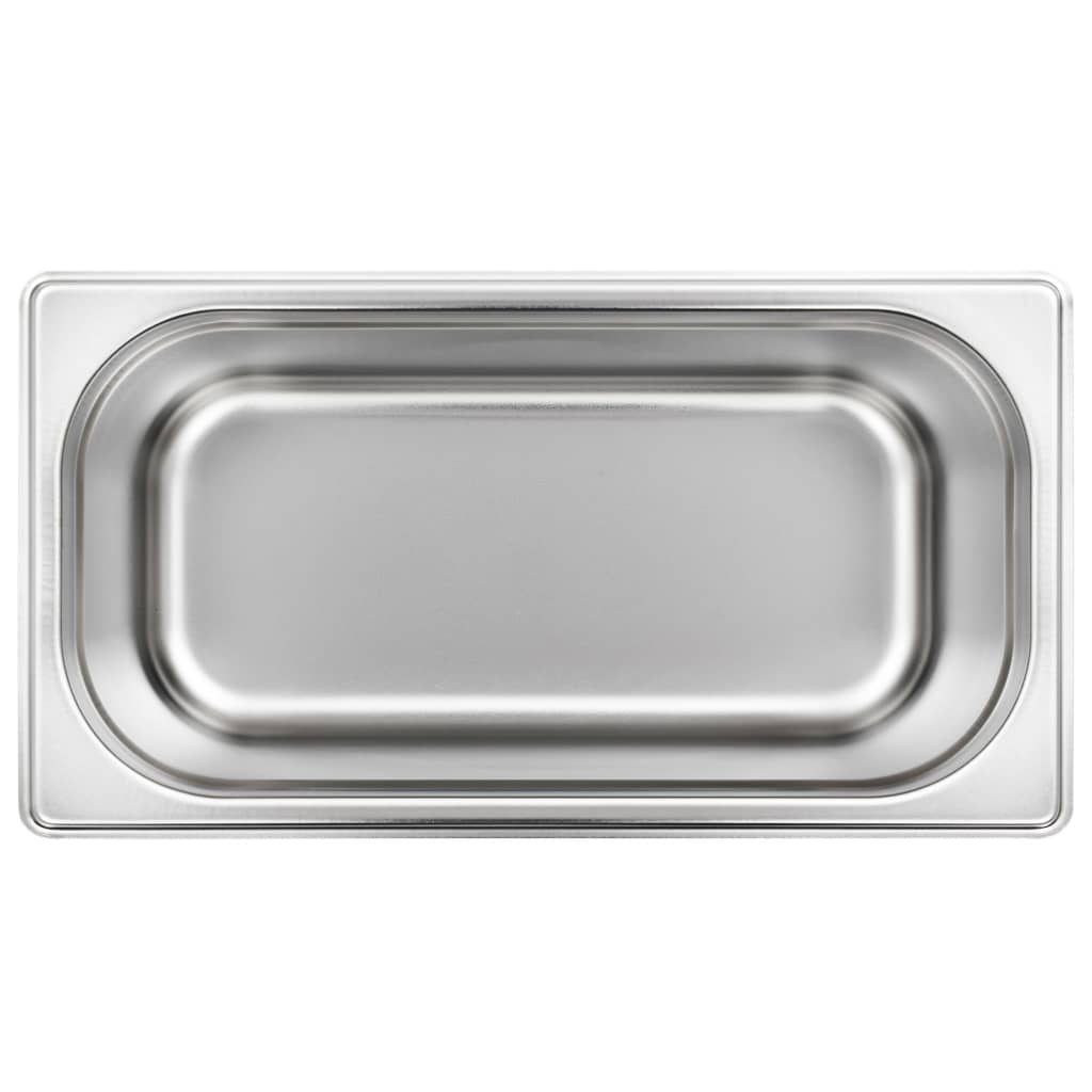 Gastronorm Containers 4 Pcs Gn 1/3 150 Mm Stainless Steel