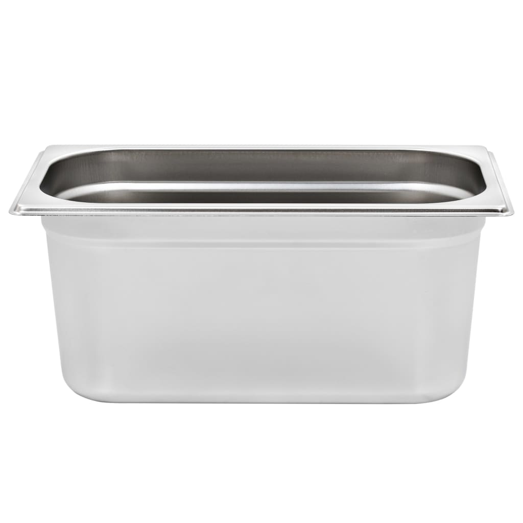 Gastronorm Containers 4 Pcs Gn 1/3 150 Mm Stainless Steel