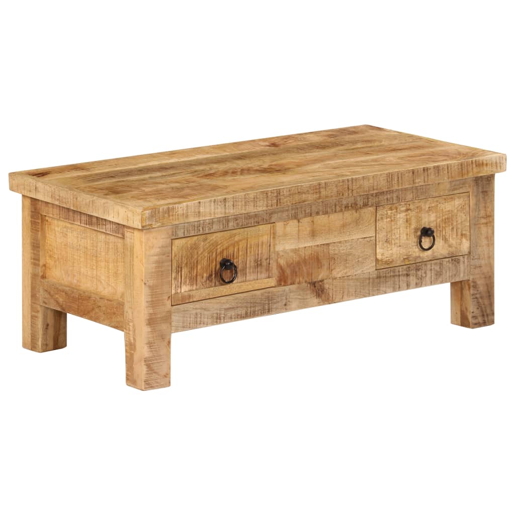 Coffee Table 90X45X35 Cm Solid Mango Wood