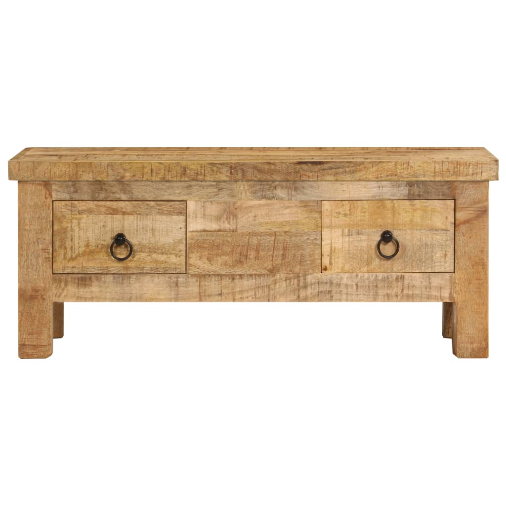 Coffee Table 90X45X35 Cm Solid Mango Wood