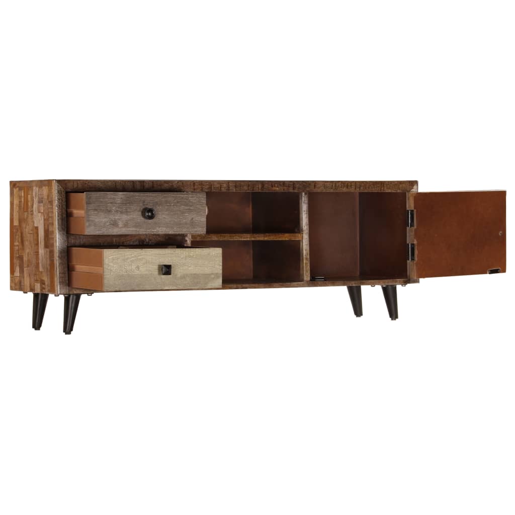 Tv Cabinet 118X30X40 Cm Solid Mango Wood