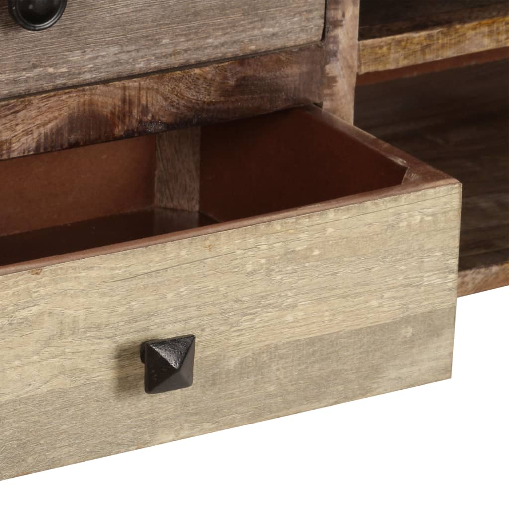 Tv Cabinet 118X30X40 Cm Solid Mango Wood