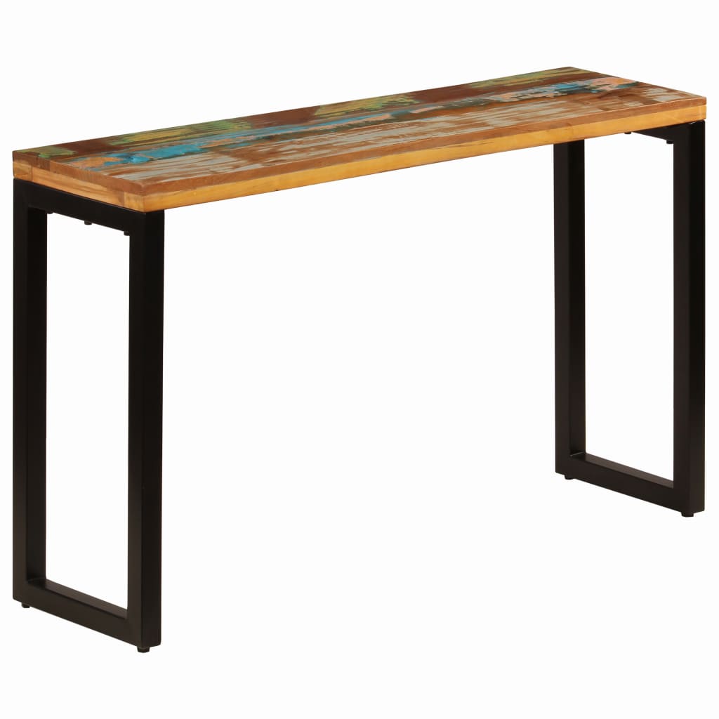 Console Table 120X35X76 Cm Solid Mango Wood And Steel