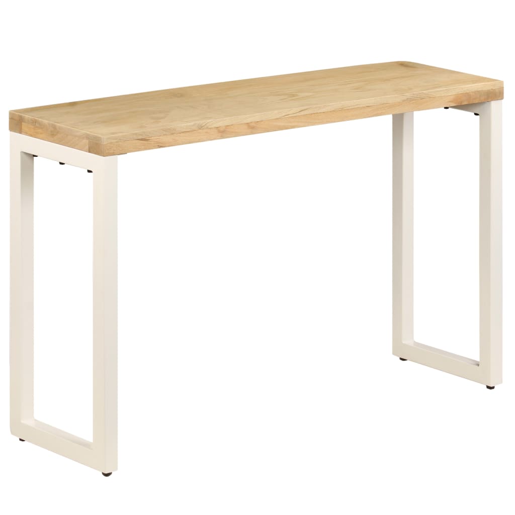 Console Table 120X35X76 Cm Solid Mango Wood And Steel