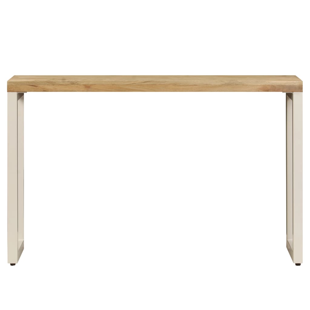 Console Table 120X35X76 Cm Solid Mango Wood And Steel