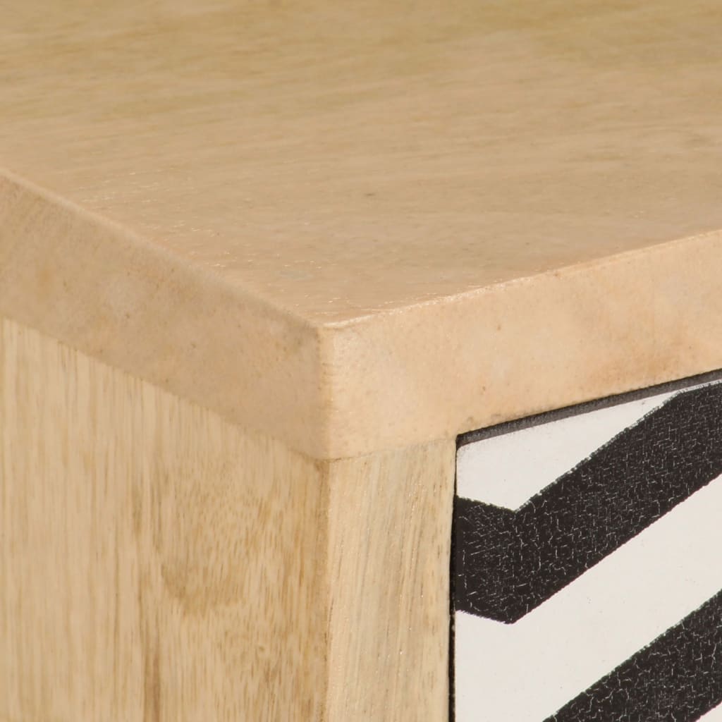 Tv Cabinet 120X30X40 Cm Solid Mango Wood