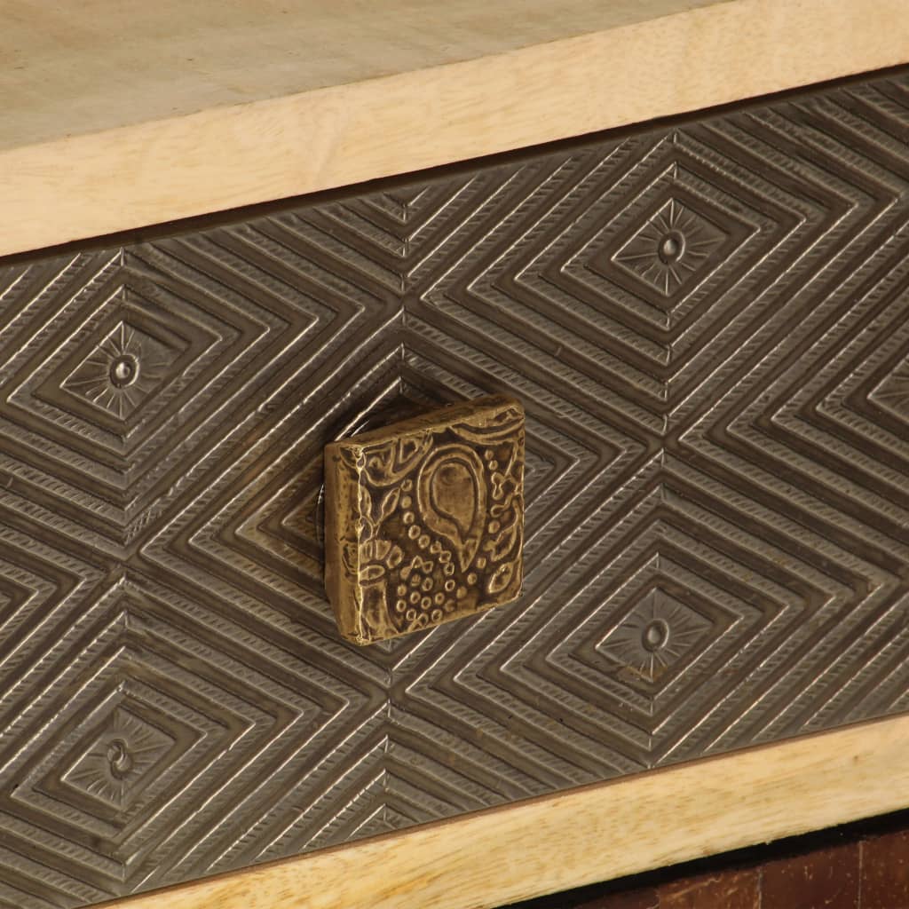 Tv Cabinet 120X30X40 Cm Solid Mango Wood