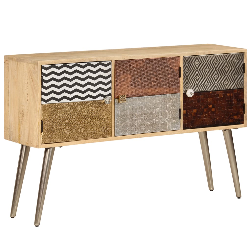 Sideboard 120X30X75 Cm Solid Mango Wood