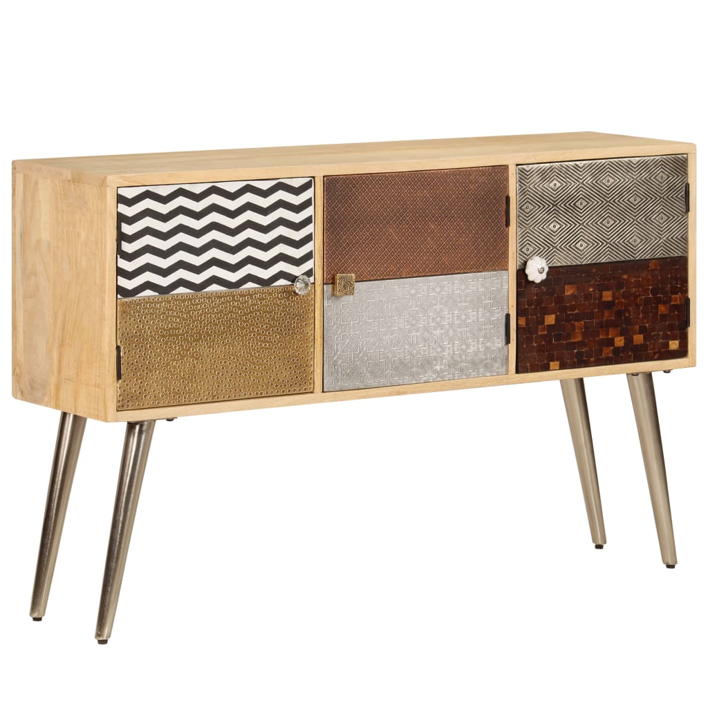 Sideboard 120X30X75 Cm Solid Mango Wood