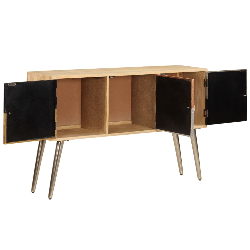 Sideboard 120X30X75 Cm Solid Mango Wood
