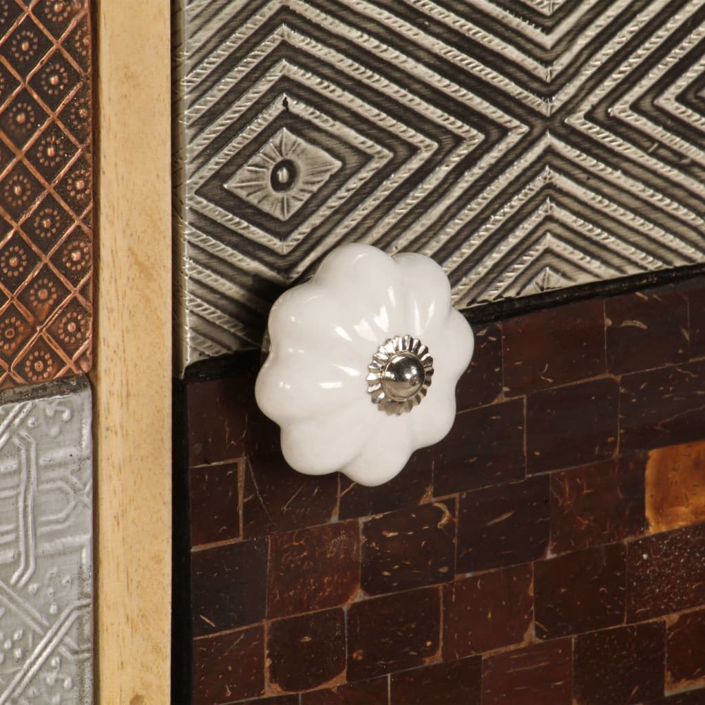 Sideboard 120X30X75 Cm Solid Mango Wood