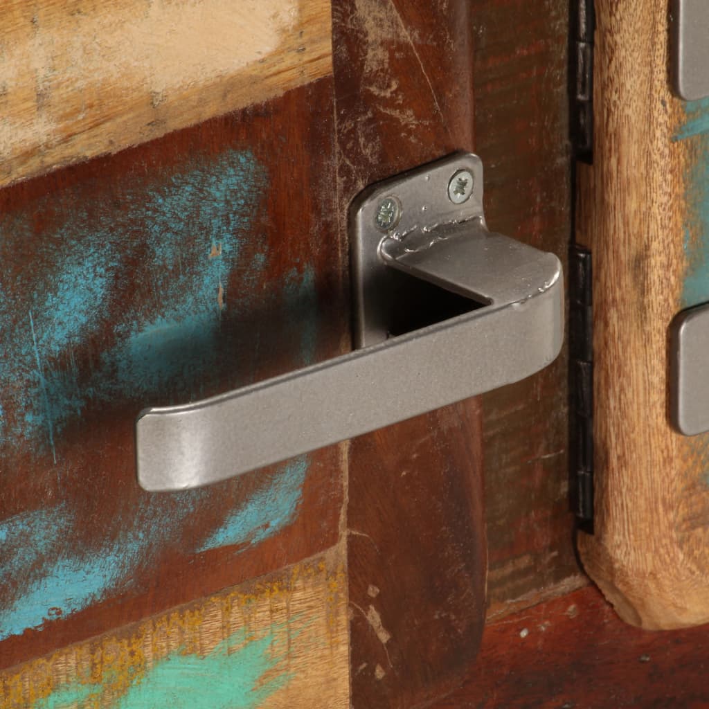 Tv Cabinet 120X30X37 Cm Solid Reclaimed Wood