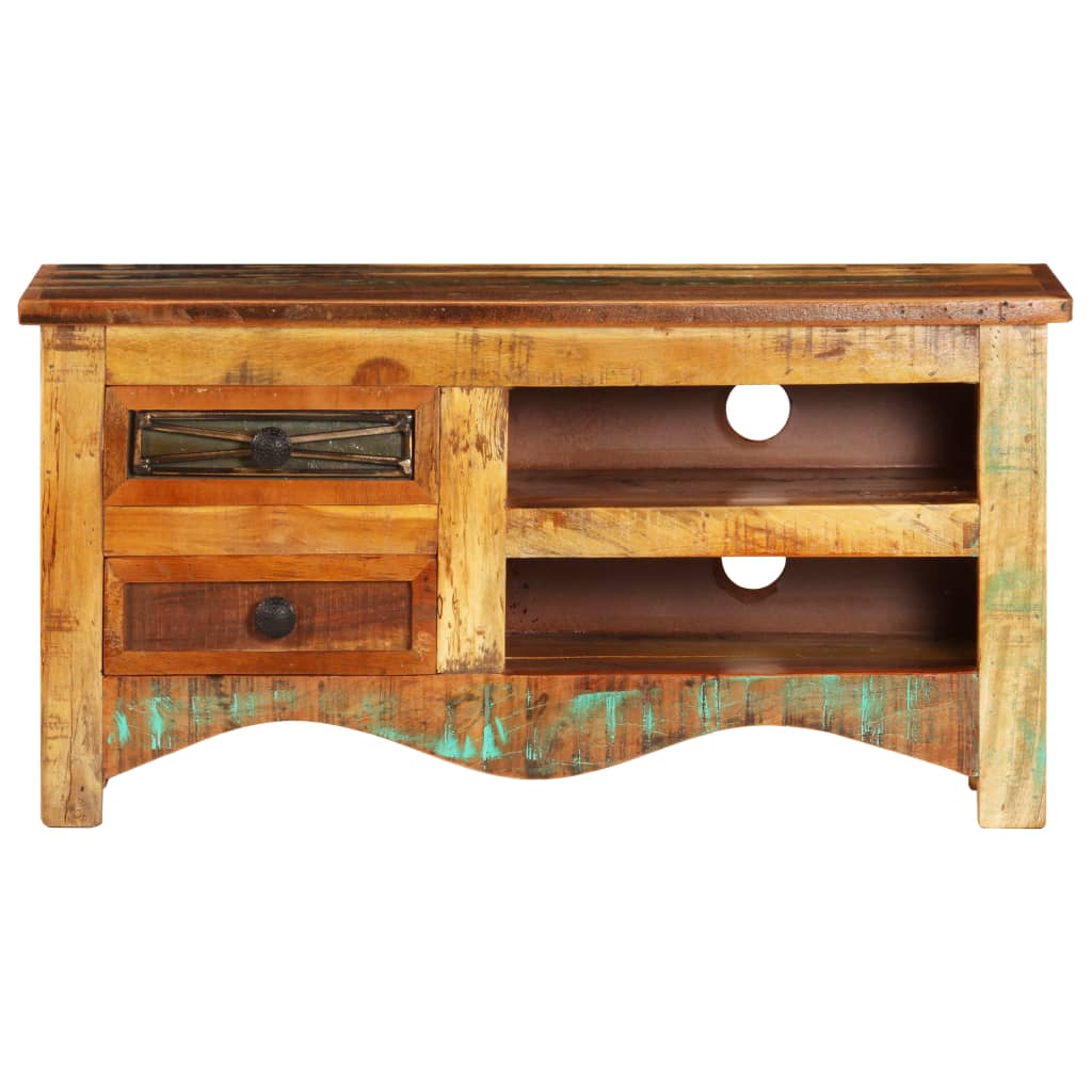 Tv Cabinet 80X30X40 Cm Solid Reclaimed Wood