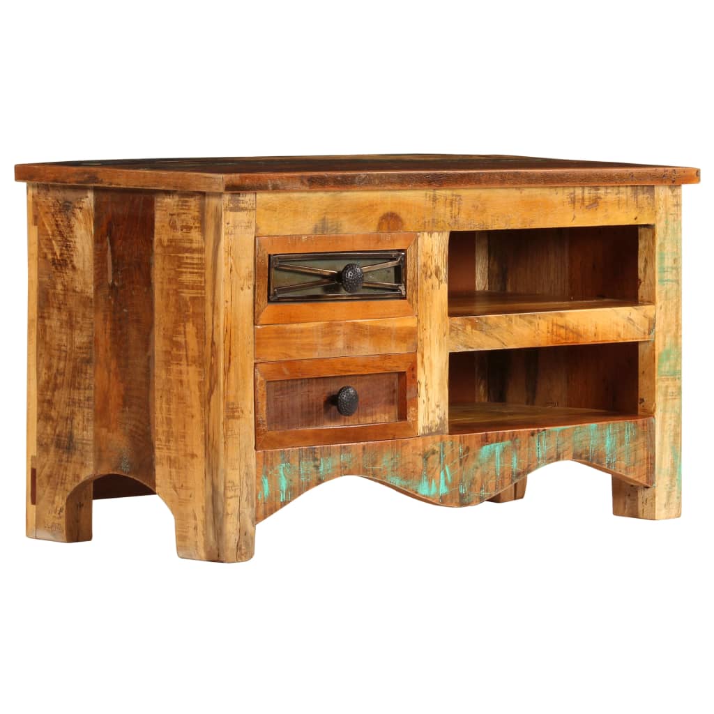 Tv Cabinet 80X30X40 Cm Solid Reclaimed Wood