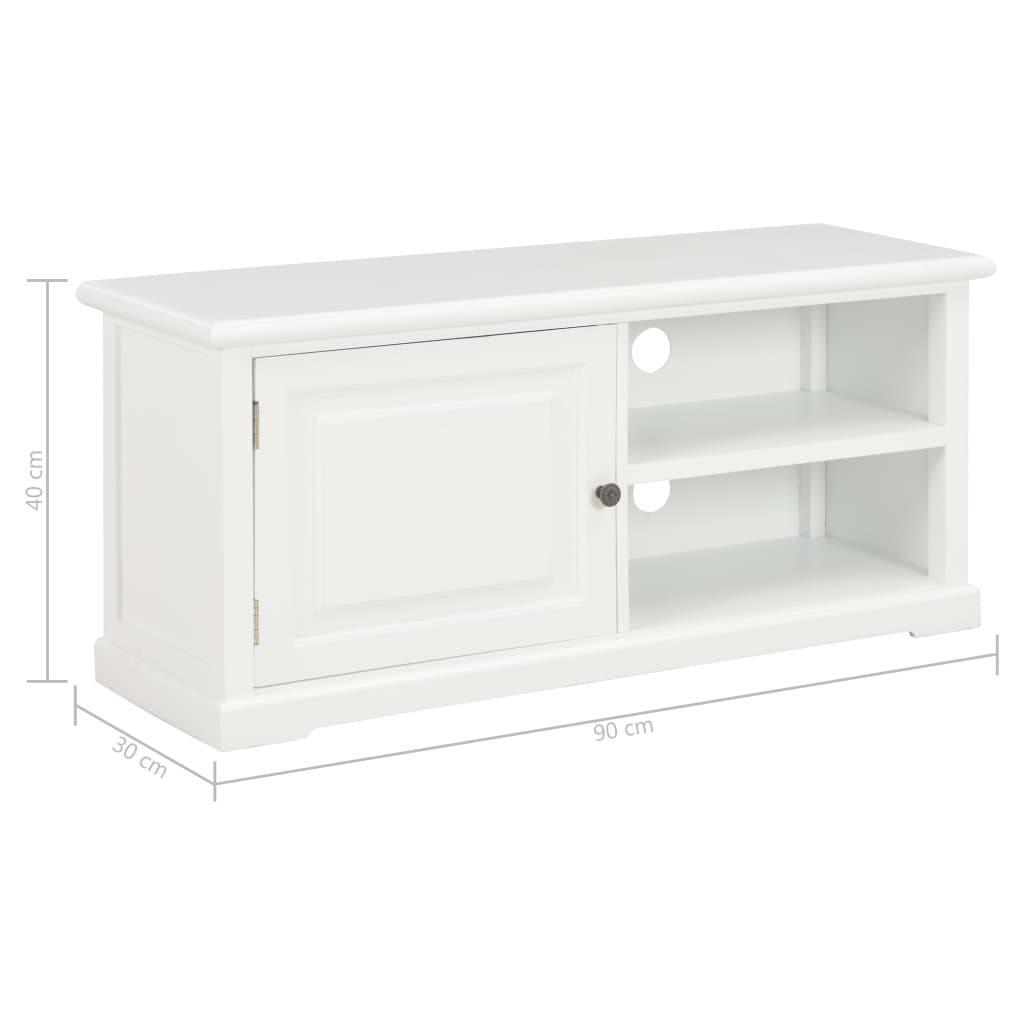 Tv Cabinet 90X30X40 Cm Wood