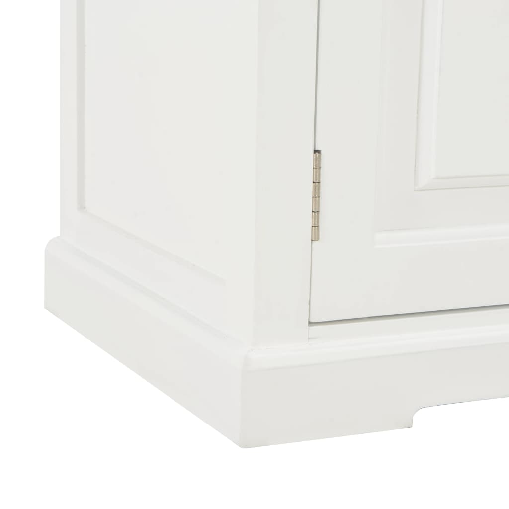 Tv Cabinet White 120X30X40 Cm Wood