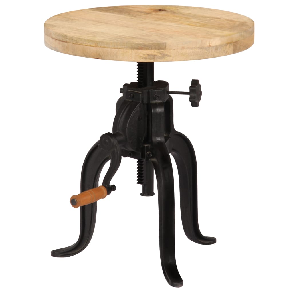 Side Table 45X (45-62) Cm And Cast Iron