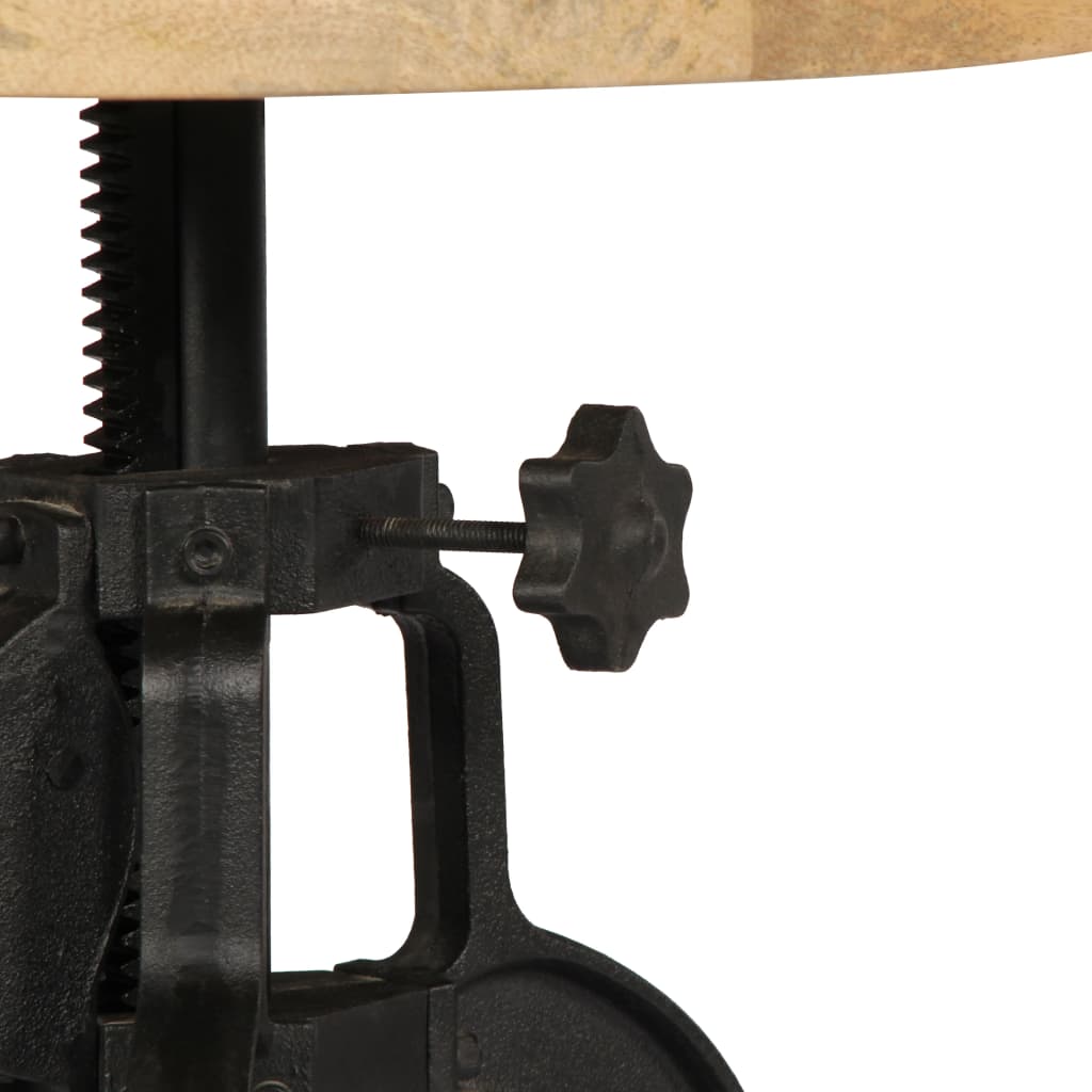 Side Table 45X (45-62) Cm And Cast Iron