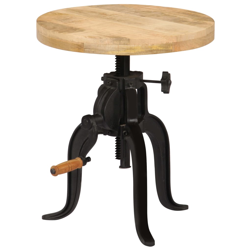 Side Table 45X (45-62) Cm And Cast Iron