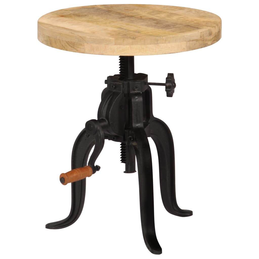 Side Table 45X (45-62) Cm And Cast Iron