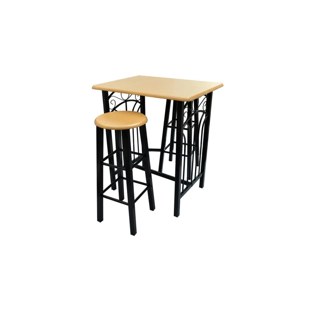 Breakfast/Dinner Table Dining Set Mdf With Black