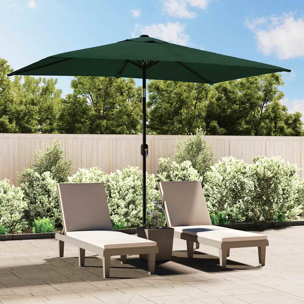 Garden Parasol With Metal Pole 300X200 Cm