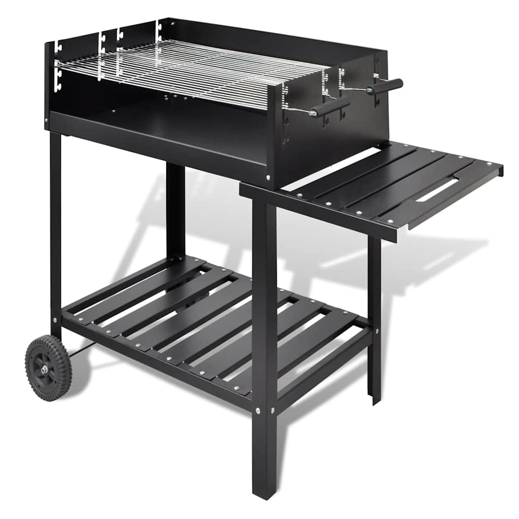 Bbq Stand Charcoal Barbecue 2 Wheels